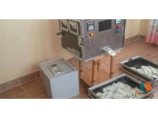Automatic machine that cleans black defaced money for sale